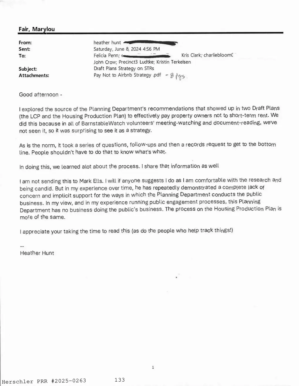 Original PRR #2025-0263, PDF page 133 / printed 133